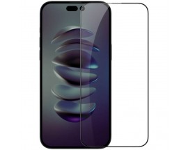 Folie Full Cover Full Glue Nillkin CP+PRO, Compatibila Cu iPhone 14 Pro Max, Transparenta Cu Rama Neagra