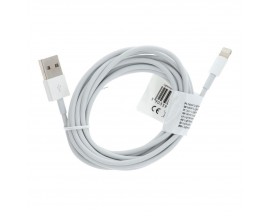 Cablu Date Incarcare Upzz, USB La Lightning, Alb, Lungime 3m, Alb - C603