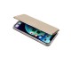 Husa Flip Carte Upzz Magnet Lux Compatibila Cu iPhone 14, Piele Ecologica, Gold