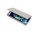 Husa Flip Carte Upzz Magnet Lux Compatibila Cu iPhone 14 Pro Max, Piele Ecologica, Gri
