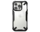 Husa Spate Premium Ringke Fusion X, Compatibila Cu iPhone 14 Pro, Transparenta, Cu Rama Neagra
