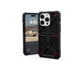 Husa Spate Urban Armor Gear Monarch Kevlar Compatibila Cu iPhone 14 Pro Max, Ultra Rezistenta Negru