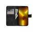 Husa Tip Carte Forcell Tender, Compatibila Cu iPhone 14, Piele Ecologica, Negru
