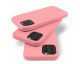 Husa Spate Mercury Soft Feeling Pentru iPhone 14 Pro, Silicon, Roz