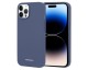 Husa Spate Mercury Soft Feeling Pentru iPhone 14 Pro, Silicon, Navy Blue
