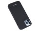 Husa Spate Mercury Goospery Silicone Pentru iPhone 14 Pro, Microfibra La Interior, Negru