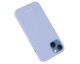 Husa Spate Mercury Goospery Silicone Pentru iPhone 14, Microfibra La Interior, Lavander Mov
