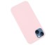 Husa Spate Mercury Goospery Silicone Pentru iPhone 14, Microfibra La Interior, Roz