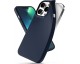 Husa Spate Mercury Soft Feeling Pentru iPhone 14 Pro Max, Silicon, Navy Blue