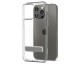 Husa Spigen Ultra Hybrid S CompatibilA Cu iPhone 14 Pro Max, Transparent, Cu Stand Metalic