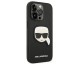 Husa Spate Karl Lagerfeld Compatibila Cu iPhone 14 Pro, Saffiano Karl Head, Negru - 9077051
