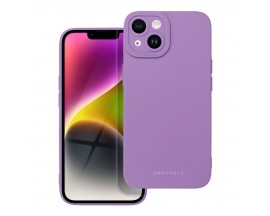 Husa Roar Luna Compatibila Cu iPhone 14 Plus, Super Protectie La Camera, Silicon, Violet