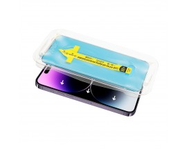 Folie Sticla Securizata Upzz Pro Compatibila Cu iPhone 11 Pro Max, Aplicator De Montaj Inclus