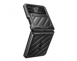 Husa Supcase Unicorn Beetle Pro, Compatibila Cu Samsung Galaxy Z Flip 4, Protectie Completa 360 Grade, Negru