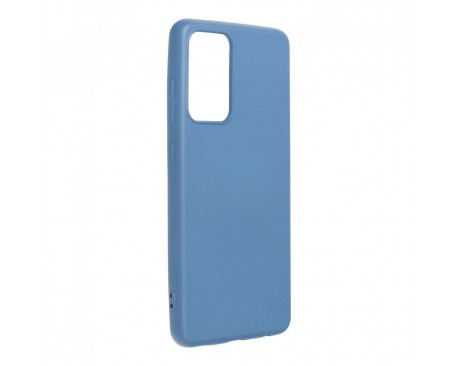 Husa Forcell Lite Silicone Soft, Compatibila Cu Samsung Galaxy A52 5G, Interior Alcantara, Albastru