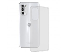 Husa Spate UPzz Ultra Slim, Compatibila Cu Motorola Moto G52, Transparenta, Silicon 0.5mm