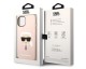 Husa Spate Karl Lagerfeld Compatibila Cu iPhone 14 Plus, Silicone Karl Head, Roz - 9085452