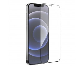 Folie Sticla Securizata Hoco G9 Compatibila Cu iPhone 12, Hd Full Screen, Rezistenta 9h, Full Glue