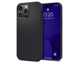 Husa Spate Spigen Silicone Fit MagSafe Compatibila Cu iPhone 14 Pro Max, Silicon, Negru, Magsafe Incorporat