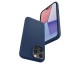 Husa Spate Spigen Silicone Fit MagSafe Compatibila Cu iPhone 14 Pro Max, Silicon, Albastru Navy, Magsafe Incorporat