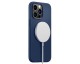 Husa Spate Spigen Silicone Fit MagSafe Compatibila Cu iPhone 14 Pro Max, Silicon, Albastru Navy, Magsafe Incorporat