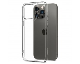 Husa Spate Spigen Quartz Hybrid Compatibila Cu iPhone 14 Pro Max, Transparent Crystal Clear