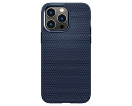 Husa Spate Spigen Liquid Air, Compatibila Cu iPhone 14 Pro Max, Silicon, Albastru Navy