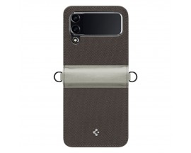 Carcasa Spigen Compoty compatibila cu Samsung Galaxy Z Flip 4 5G Tan