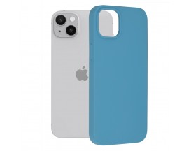 Husa Spate Upzz Techsuit Soft Edge, Compatibila Cu iPhone 14 Plus, Albastru Denim