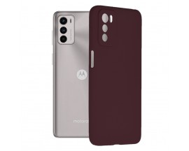 Husa Spate Upzz Techsuit Soft Edge, Compatibila Cu Motorola Moto G42, Plum Violet