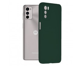 Husa Spate Upzz Techsuit Soft Edge, Compatibila Cu Motorola Moto G42, Verde Inchis