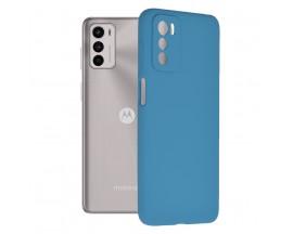 Husa Spate Upzz Techsuit Soft Edge, Compatibila Cu Motorola Moto G42, Albastru Denim