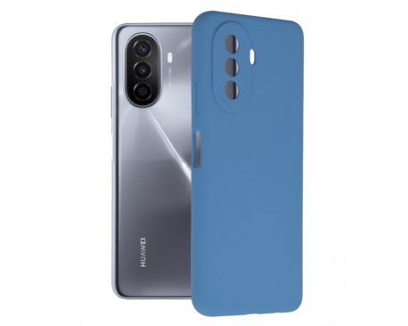 Husa Spate Upzz Techsuit Soft Edge, Compatibila Cu Huawei Nova Y70, Albastru Denim