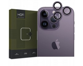 Set Folie Sticla Securizata Individuale Hofi Camring Pro Pentru iPhone 14 Pro / iPhone 14 Pro Max, Deep Purple