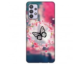 Husa Silicon Soft Upzz Print, Compatibila Cu Samsung Galaxy A23 5G, Butterfly