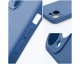 Husa Spate Upzz Magsafe Compatibila Cu iPhone 14, Microfibra La Interior, Blue