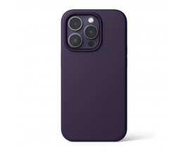 Husa Spate Ringke Silicone Compatibila Cu iPhone 14 Pro, Silicon, Deep Purple
