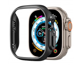 Husa Protectie Ceas Spigen Thin Fit Compatibila Cu Apple Watch Ultra, 49mm, Negru