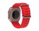 Curea Ceas Upzz Techsuit W038, Compatibila Cu Apple Watch  6 / 7 / 8 / SE / Ultra 42 mm / 44 mm / 45 mm / 49 mm - Rosu