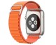 Curea Ceas Upzz Techsuit W037, Compatibila Cu Apple Watch   6 / 7 / 8 / SE / Ultra 42 mm / 44 mm / 45 mm / 49 mm  - Orange