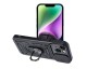 Husa Spate Upzz Slide Armor Compatibila Cu iPhone 14, Protectie La Camera, Antishock, Negru