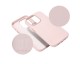 Husa Upzz Leather Cu Functie Magsafe Compatibila Cu iPhone 12, Roz