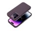Husa Upzz Leather Cu Functie Magsafe Compatibila Cu iPhone 14 Pro Max, Dark Violet