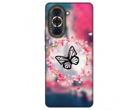 Husa Silicon Soft Upzz Print, Compatibila Cu Huawei Nova 10, Butterfly