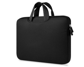 Husa Geanta Upzz Tech Protect Airbag Compatibila Cu Laptop 14 inch ,Negru
