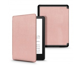 Husa Tech-Protect Smartcase compatibila cu Amazon Kindle Paperwhite V/5 si Signature Edition (2021), Rose Gold