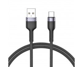 Cablu pentru incarcare si transfer de date TECH-PROTECT UltraBoost, USB/USB Type-C, 3A, 1m, Negru