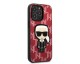 Husa Karl Lagerfeld Compatibila Cu iPhone 13 Pro, Colectia Monogram Ikonik Patch, Red - 9049423
