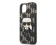 Husa Karl Lagerfeld Compatibila Cu iPhone 13, Colectia Monogram Ikonik Patch, Negru - 9049379