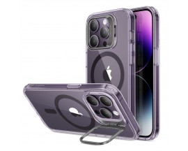 Husa Spate Esr Classic Kickstand Halolock Cu Functie Magsafe Compatibila Cu iPhone 14 Pro, Purple